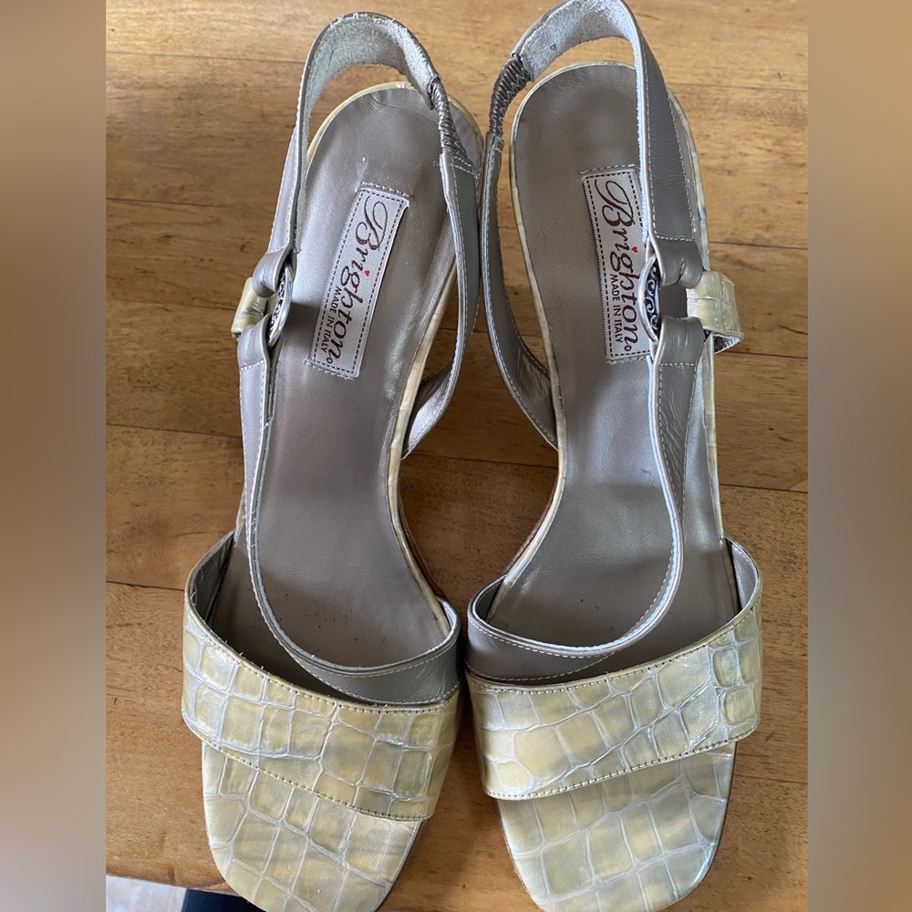 Brighton Women's Silver Sandals